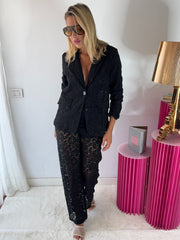 TAILLEUR IN PIZZO NERO