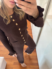 COORDINATO KORA MARRONE
