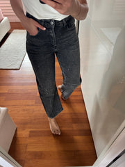 JEANS GRIGIO BALLON GLITTER