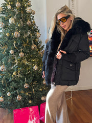 PIUMINO CON ECO-PELLICCIA ESTRAIBILE