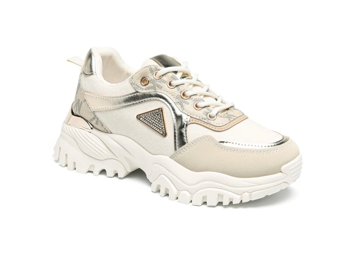 SNEAKERS PANNA E BEIGE