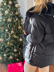 PIUMINO CON ECO-PELLICCIA ESTRAIBILE