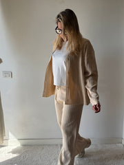 COORDINATO RIGATO BEIGE