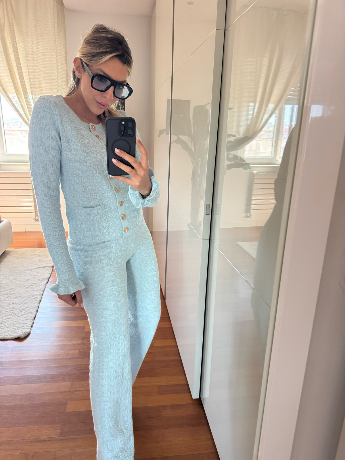 COORDINATO KORA AZZURRO