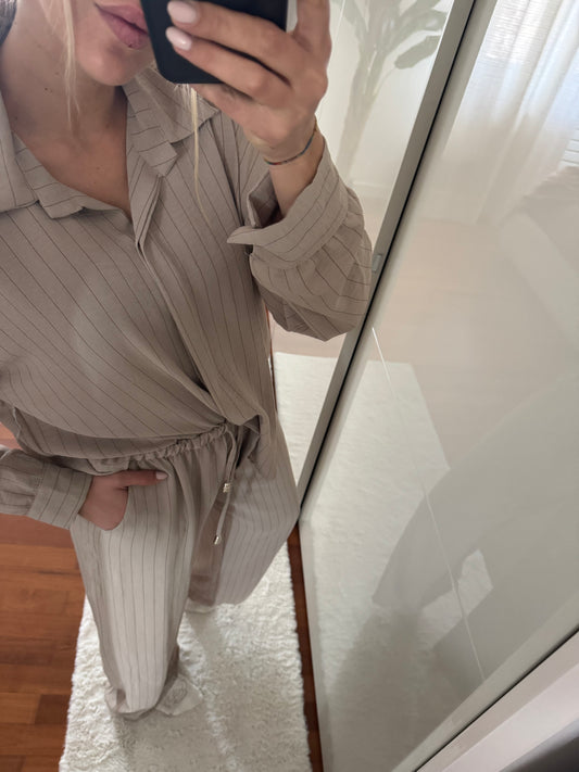 COORDINATO GESSATO BEIGE