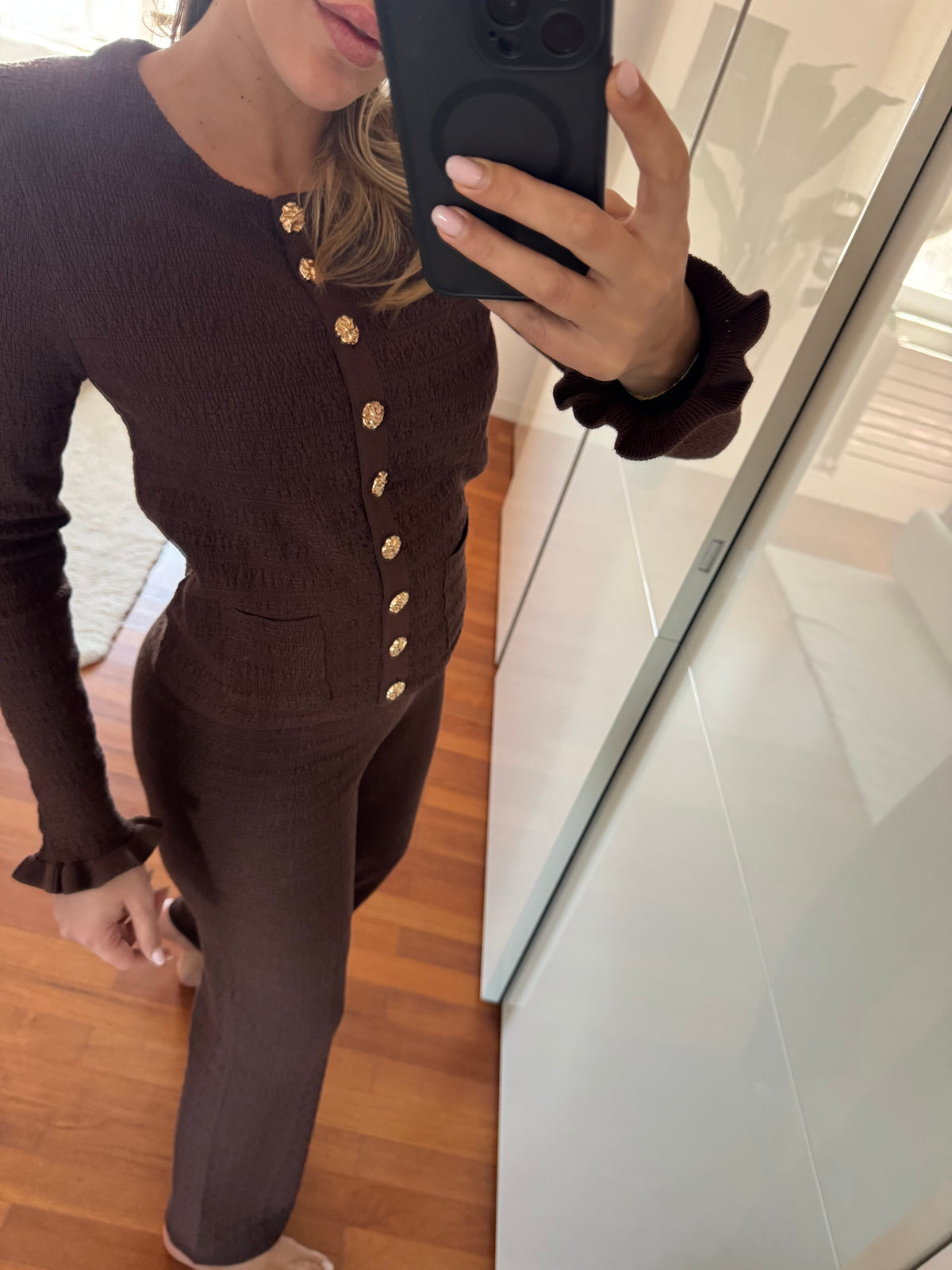 COORDINATO KORA MARRONE