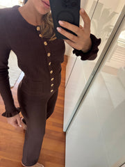 COORDINATO KORA MARRONE
