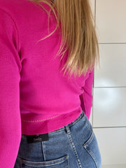 CARDIGAN IN VISCOSA BOTTONI ORO