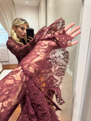 CAMICIA ROMANTICA COMPLETAMENTE IN PIZZO