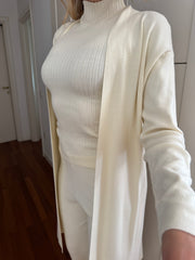 COORDINATO 3 pezzi CANOTTA PANTALONE CARDIGAN