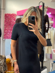 ABITO MANICA CORTA VISCOSA ELASTICIZZATO