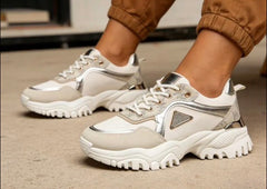 SNEAKERS PANNA E BEIGE