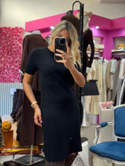 ABITO MANICA CORTA VISCOSA ELASTICIZZATO