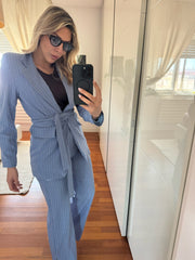 TAILLEUR GESSATO AZZURRO