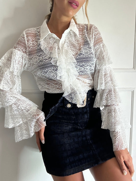 Camicia in pizzo
