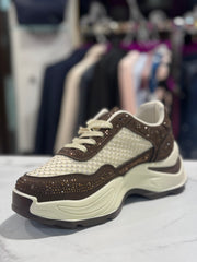 SNEAKERS SWAROSKY BROWN