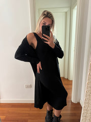 ABITO A COSTINE + CARDIGAN GLITTER