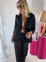 TAILLEUR IN PIZZO NERO